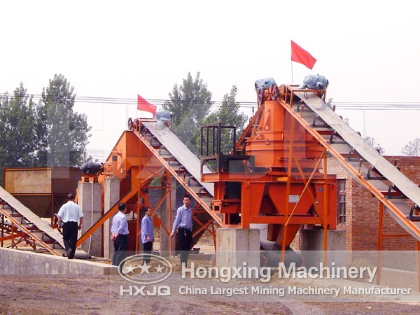 Process of Sand Production Line